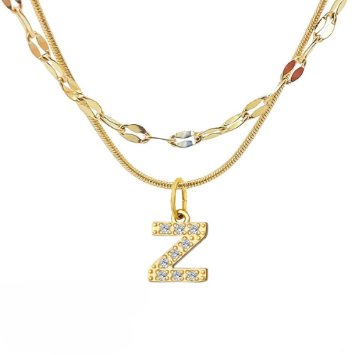 DIAMOND LETTER NECKLACE