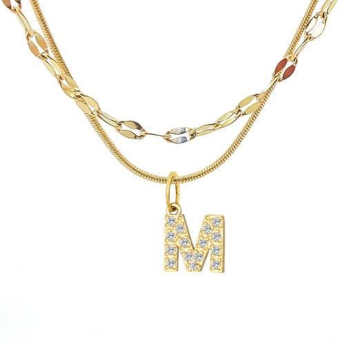 DIAMOND LETTER NECKLACE