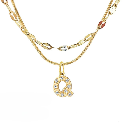 DIAMOND LETTER NECKLACE