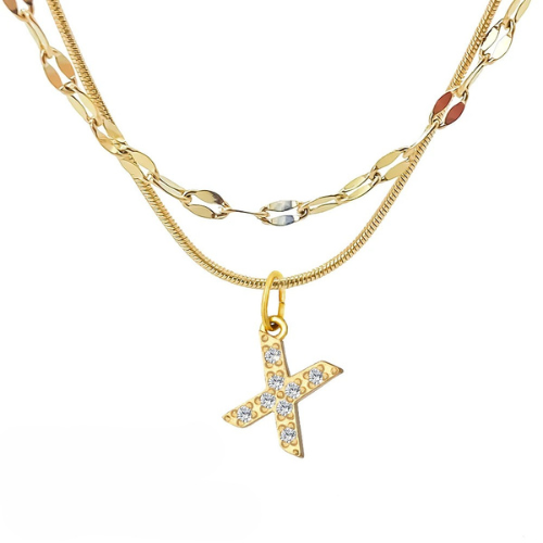 DIAMOND LETTER NECKLACE