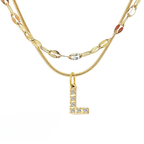 DIAMOND LETTER NECKLACE