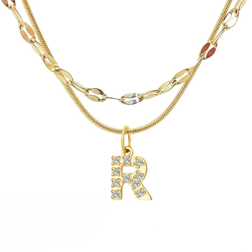 DIAMOND LETTER NECKLACE