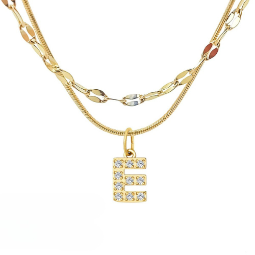 DIAMOND LETTER NECKLACE