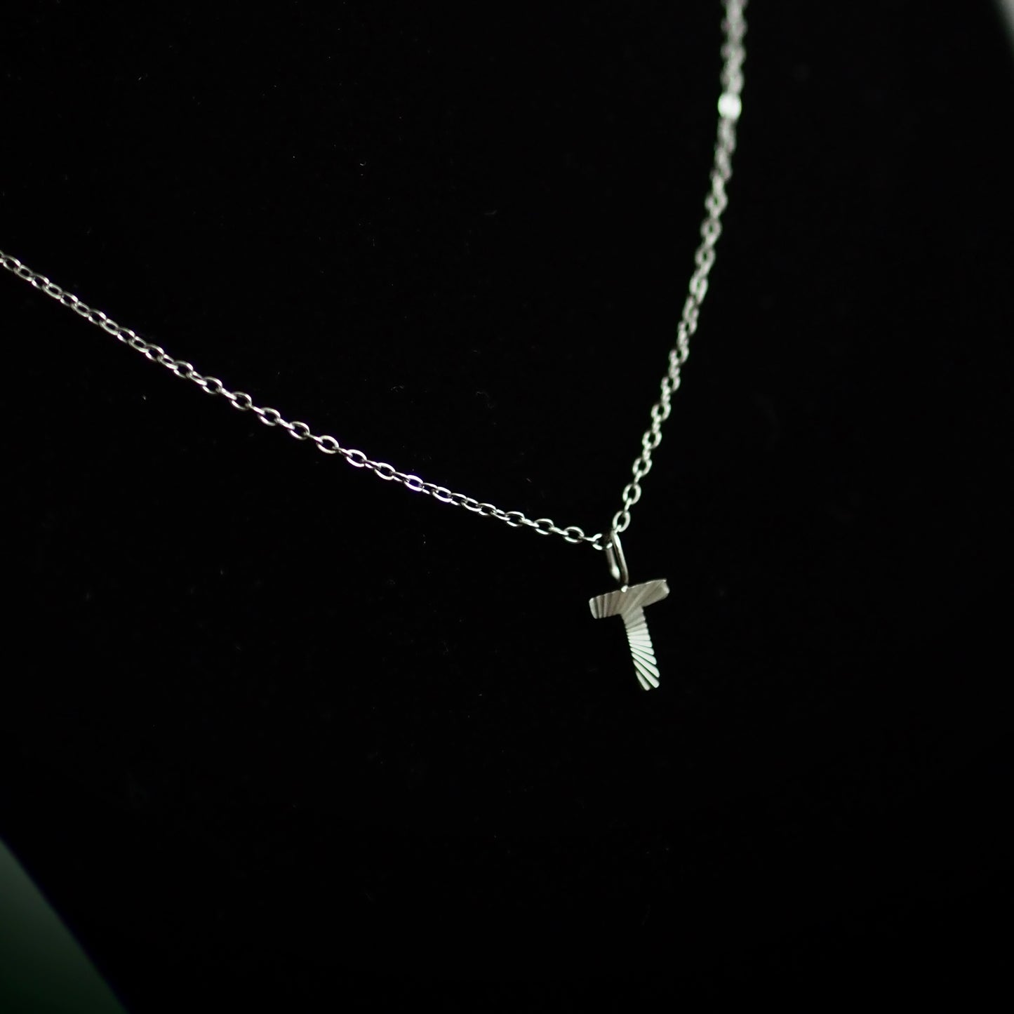 Initialenkette Damen Edelstahl 