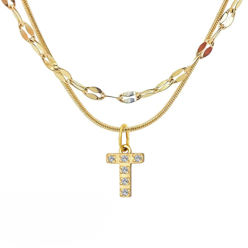 DIAMOND LETTER NECKLACE