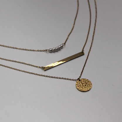 Layering Halskette Damen Sekundärreihen