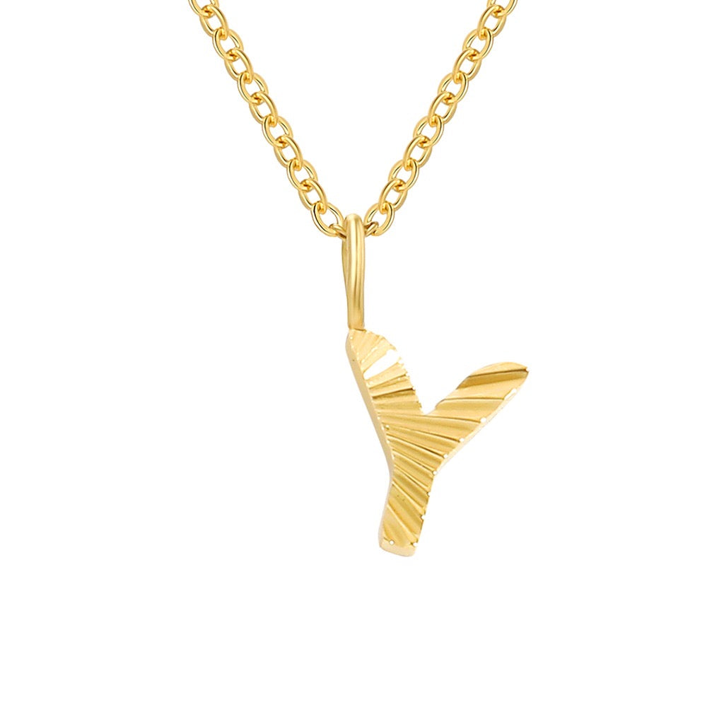 LAPARELLA LETTER NECKLACE