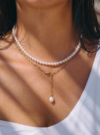 PEARL DROP NECKLACE