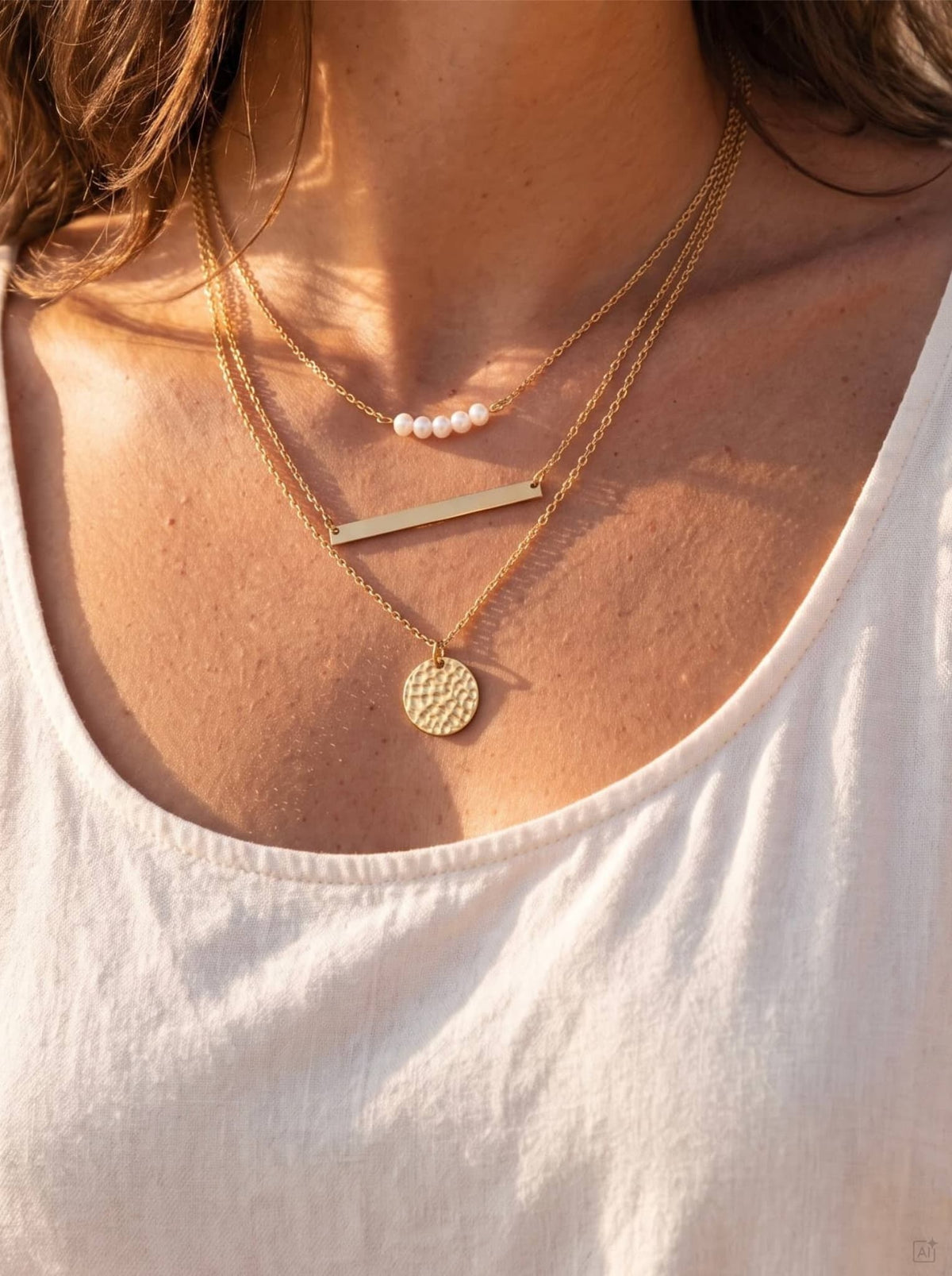 LUNA TRIO NECKLACE