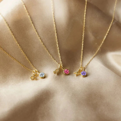 BIRTHSTONE NECKLACE