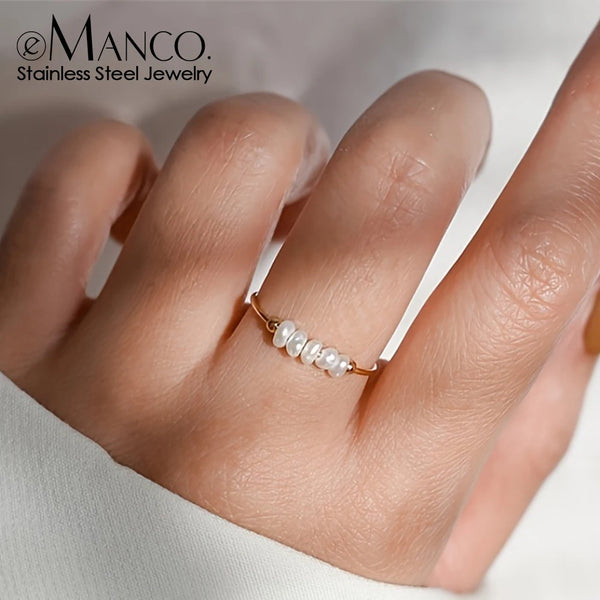 PEARL ROW RING