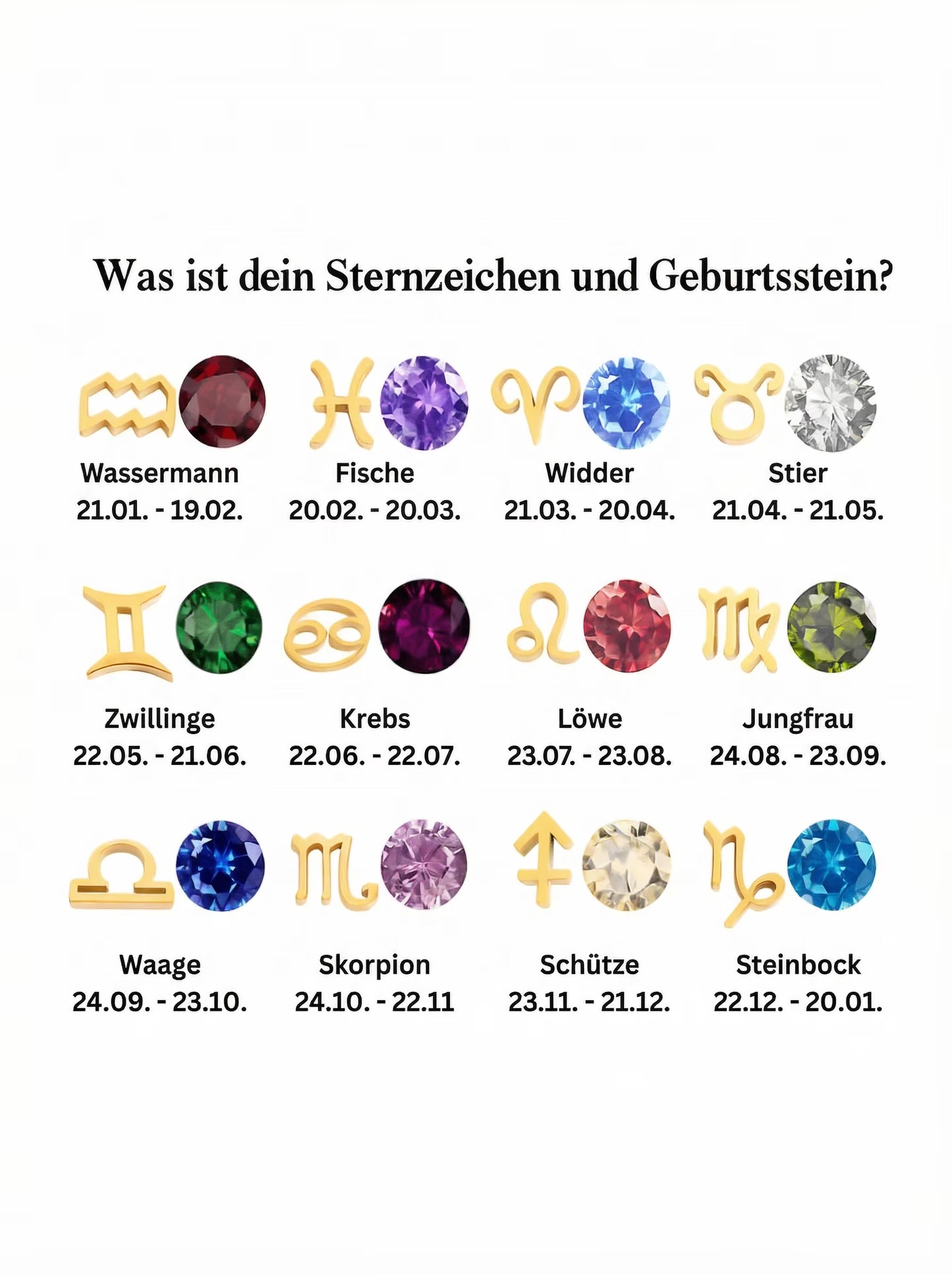 BIRTHSTONE NECKLACE