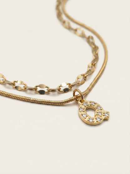DIAMOND LETTER NECKLACE