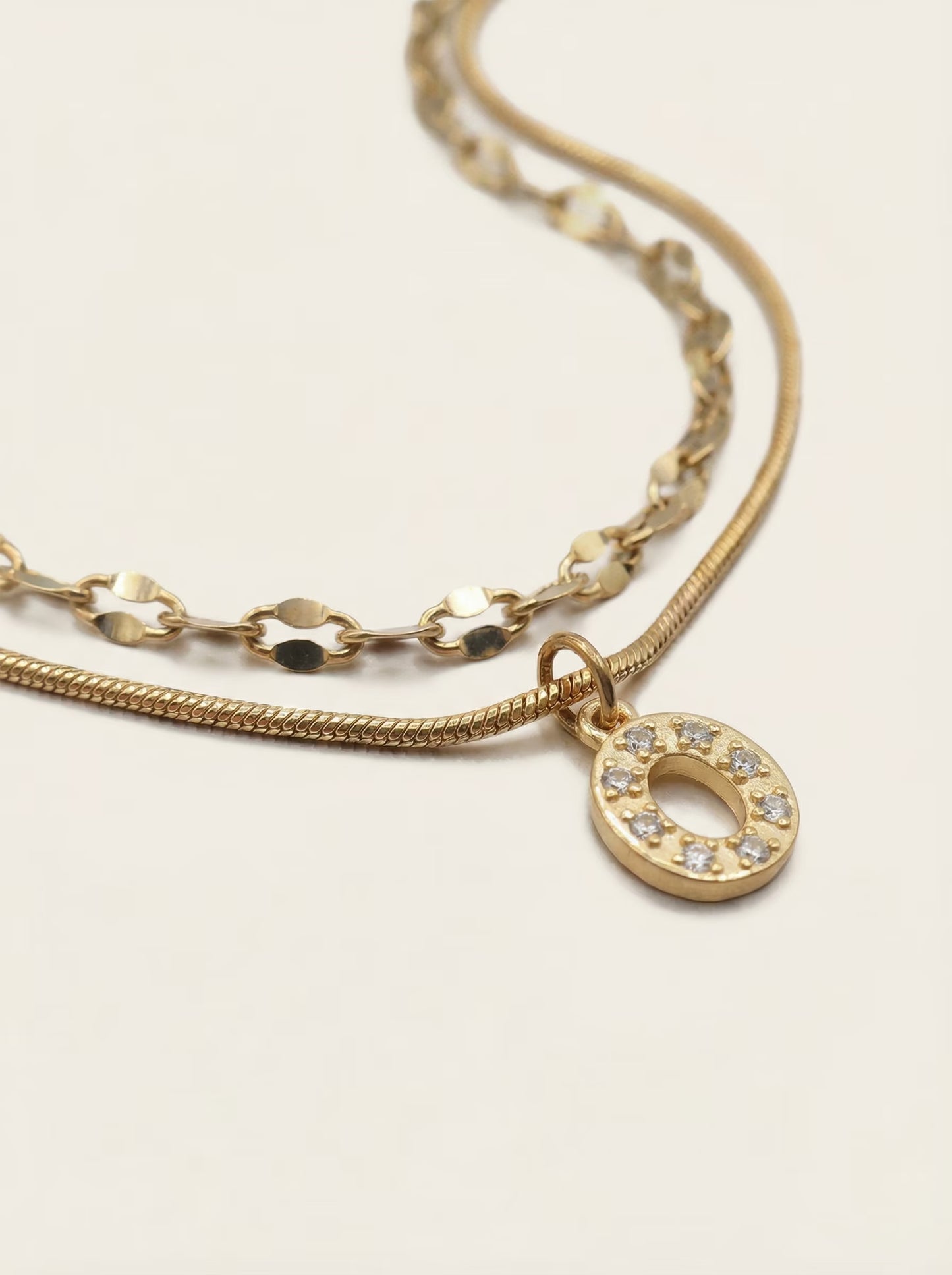 DIAMOND LETTER NECKLACE