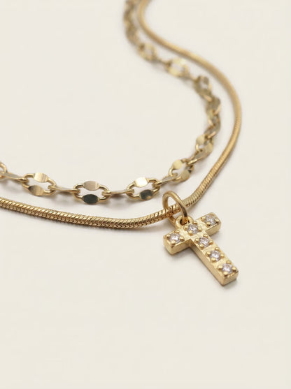 DIAMOND LETTER NECKLACE