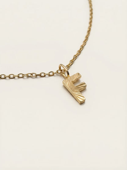 LAPARELLA LETTER NECKLACE