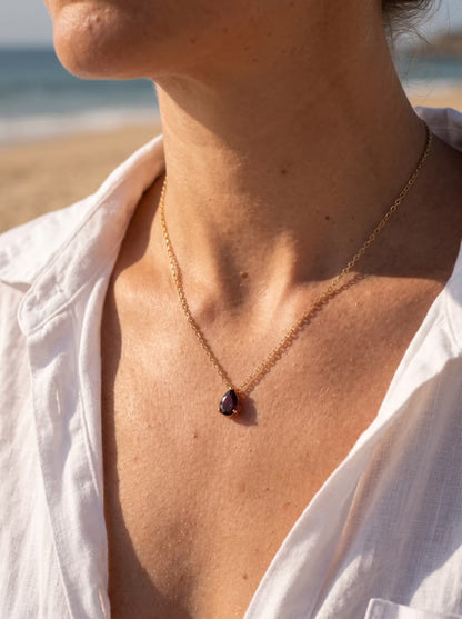 CRYSTAL DROP NECKLACE