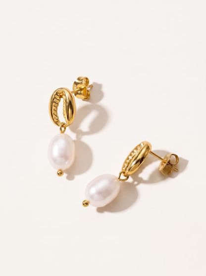 CORAL EARRING