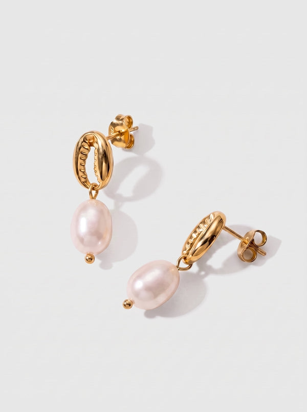 CORAL EARRING