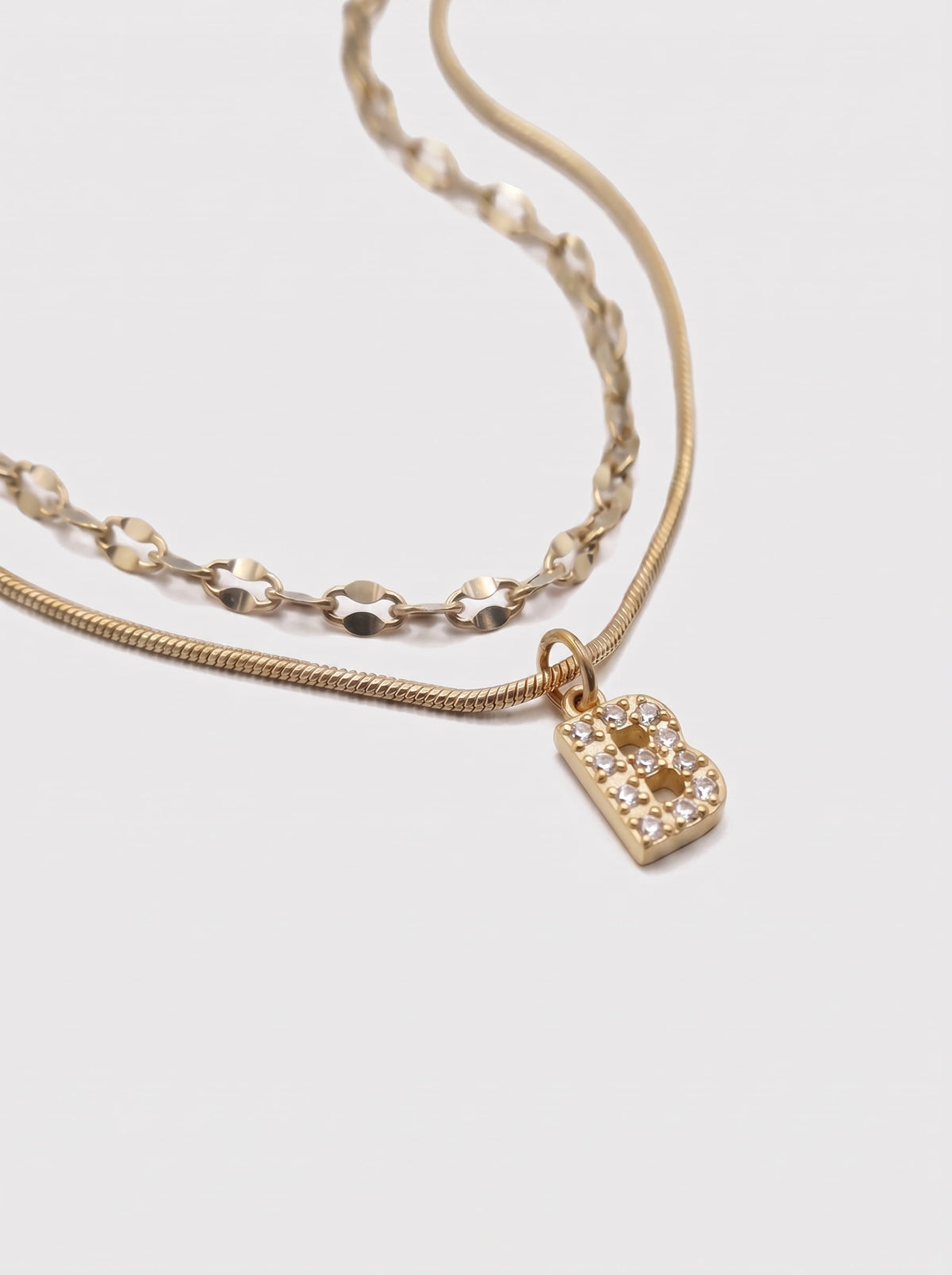 DIAMOND LETTER NECKLACE