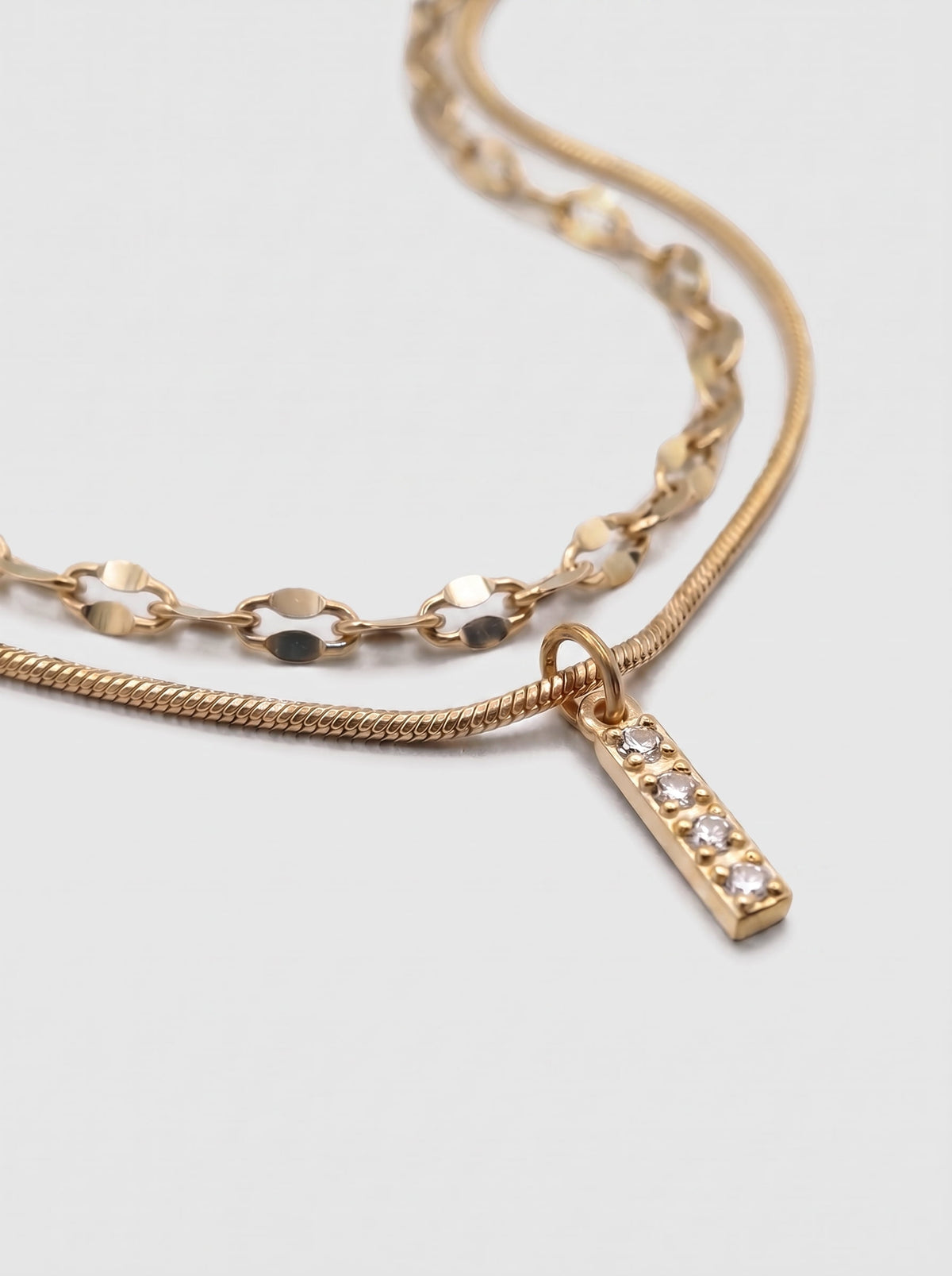 DIAMOND LETTER NECKLACE