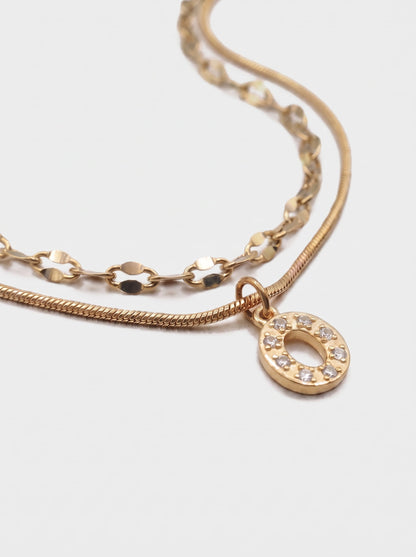 DIAMOND LETTER NECKLACE
