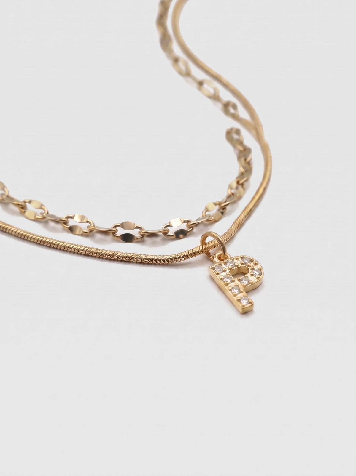 DIAMOND LETTER NECKLACE