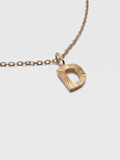 LAPARELLA LETTER NECKLACE